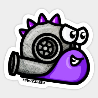 Turbo Snail - Turbosaurus (Purple) Sticker